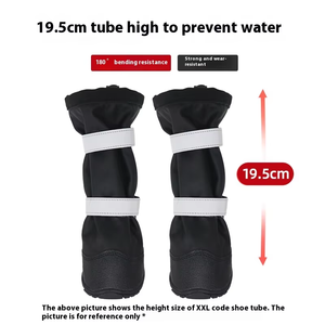 Poisson <span class=keywords><strong>princesse</strong></span> 4 dans un ensemble imperméable anti-dérapant extérieur confortable bottes de pluie pour animaux de compagnie <span class=keywords><strong>chaussures</strong></span> longues <span class=keywords><strong>chaussures</strong></span> pour chien pour animal de compagnie - Product Image 3