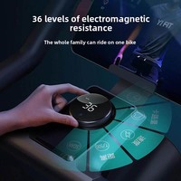 Vélo de fitness à résistance magnétique F7 avec transmission par chaîne, charge maximale de 150 kg, pour usage domestique, exercice silencieux intelligent pour la perte de poids