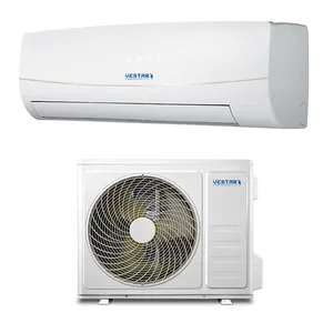 Ultra-Quiet Operasi 24V Dc Mini Airconditioner 0.5 Ton Climatiseur Wal Split Air Conditioner 18000btu