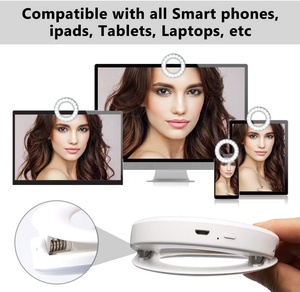 Éclairage de téléphone tiktok Selfie led variable cellulaire 200mAh Clip On Rechargeable Mobile Selfie anneau lumineux pour le maquillage - Product Image 3