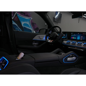 Juego de 5 Luces LED Ambientales para Auto, 64 Colores, para Mercedes-Benz GLE/GLS (W167) 2020-2025, Accesorios de Iluminación Ambiental - Product Image 2