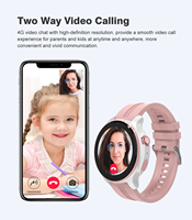 Nuevo Reloj Inteligente para Niños con GPS LBS, Videollamada, Alarma SOS y Reloj Despertador, con Tarjeta SIM 4G, Modelo VLT46