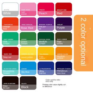 Ensemble de <span class=keywords><strong>peinture</strong></span> cellulaire à l'huile de silicone Graffiti DIY vente en gros costume acrylique à pigments fluides d'ours violents pour toile - Product Image 2