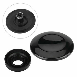 Audi 8K0998068A Rotary Control Button Cover For Multimedia System Instrument Panel Black Zinc Plated <b>Iron</b> - Product Image 1