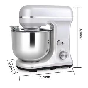 Robot culinaire électrique de cuisine domestique 5QT 300W en acier inoxydable 8 vitesses faible bruit sur socle/table petit mélangeur à pâte pour gâteaux énergie - Product Image 2
