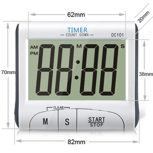 <span class=keywords><strong>Timer</strong></span> dapur Digital LCD besar DC101 dengan Magnet, <span class=keywords><strong>Timer</strong></span> hitung mundur untuk memasak memanggang belajar-bersertifikat CE & ROHS - Product Image 3