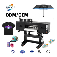 Imprimante jet d'encre DTF automatique personnalisée de 24 pouces, nouvelle machine 60 cm à 4 têtes, largeur d'impression A1, agitateur de poudre inclus, garantie 1 an