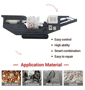 Concasseur de béton sur chenilles en basalte, usine de fabrication d'agrégats, concasseur de pierre mobile pour carrière 120tph - Product Image 6