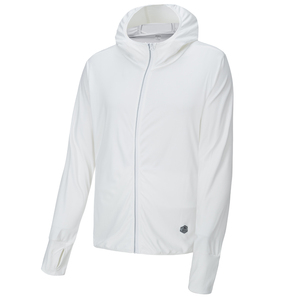 Custom Logo UPF 50+ <b>Summer</b> UV <b>Jacket</b> Outdoor Loose Hooded Full Zip up Tennis Gym Yoga Sports <b>Jacket</b> for <b>man</b> Cooling Feel - Product Image 3