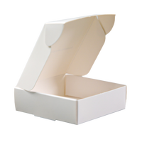 Boîte d'emballage électronique en carton plié à extrémités pliées, personnalisée, blanche, imprimée, en carton, pour appareils électroniques