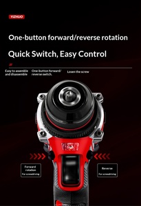 <span class=keywords><strong>Taladro</strong></span> Atornillador Eléctrico Recargable de 21V con Batería de Litio, Sin Escobillas, Reversible, de Dos Velocidades, para Uso Doméstico - Product Image 6