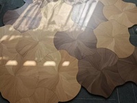 Vente chaude usine : Parquet flottant multicouche en bois massif de teck européen, à lattes larges, avec système de pose à clipser T&G, finition mate, pour salon