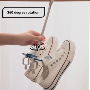 Outdoor Customizable Hanging Multi-function Shoes Drying Rack <b>Hooks</b> Hanger Windproof Modern <b>Plastic</b> Design Living Room Furniture - Product Image 2