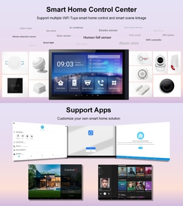 Android 10 Tuya Villa Intercom 10 pouces <span class=keywords><strong>Smartlife</strong></span> panneau de contrôle de l'application Alexa Domotique Écran de contrôle mural <span class=keywords><strong>Smartlife</strong></span> - Product Image 4