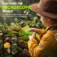 Inskam B315 HD Lens 2MP 500X Magnifying Glass STEM Learning Toys Kids Bug Catcher Kit