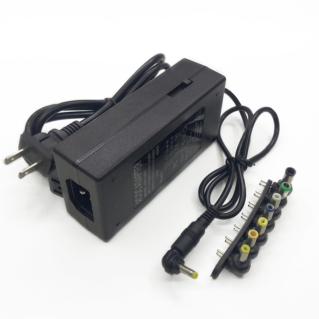 Custom Factory 12-24V 5A 96W 7 Gear Adjustable Universal with 8 Detachable Tips Power Adapter for Laptop
