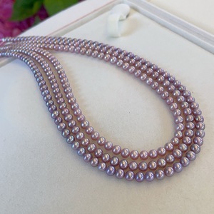 สร้อยคอมุกธรรมชาติอเนกประสงค์ทันสมัย ​​สีผสมแบบลูกกวาด ขนาด 6-7 มม. มีตำหนิเล็กน้อย สำหรับแจกส่วนตัว รุ่นเวนชิ 21235 - Product Image 2