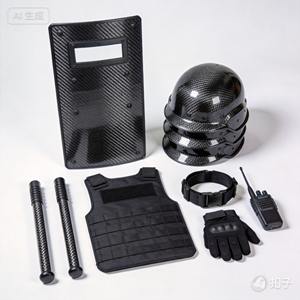 Escudo Tejido 100% de Fibra de Carbono a Prueba de Explosiones, Resistente a la Abrasión, para Fútbol/Soccer, Muy Ligero - Product Image 2