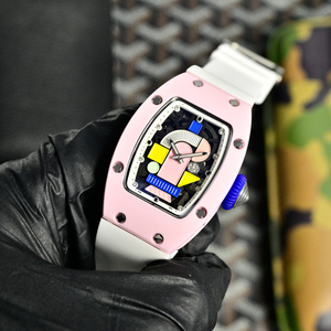 Reloj de Alta Calidad de 45x31 mm, Caja de Cerámica Rosa, Movimiento 6T51, Reloj Mecánico Automático, Reloj de Moda Versátil para Mujer - Product Image 3