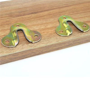 Three Hole Metal Slip <b>Hook</b> 48x42mm For Picture Frame Hanging Accessory Colored Arc Shape - Product Image 3