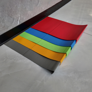 Marches d'<span class=keywords><strong>escalier</strong></span> en vinyle PVC personnalisables en couleur et en taille, design moderne, antidérapantes, classe B1, résistance au feu, usage commercial - Product Image 1