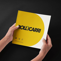 Impression de brochures de produits avec découpe personnalisée, fenêtre découpée de forme spéciale, design créatif, reliure parfaite, papier offset, carton