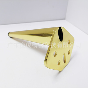 Zinc Alloy Tapered Furniture <b>Leg</b> Black Heavy Duty <b>Sofa</b> Support Industrial Design Living Room Use - Product Image 5