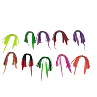 12cm 30+1 Stränge Silikon-Jig-Fischereidraht für Köder, Buzzbaits, Löffelköder, Fliegenbinden, Silikon-Skirt-Material