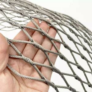 Filet en acier inoxydable à haute résistance à la traction, <span class=keywords><strong>flexible</strong></span>, pour <span class=keywords><strong>cage</strong></span> à oiseaux, filet de volière en style expansé pour perroquets - Product Image 5