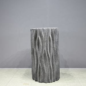 大型で耐久性のあるグラスファイバー製プランター、モダンでクラシックな有名デザイン、環境に優しい、屋内外で使用可能、家庭、ホテル、ショッピングモール向け - Product Image 4