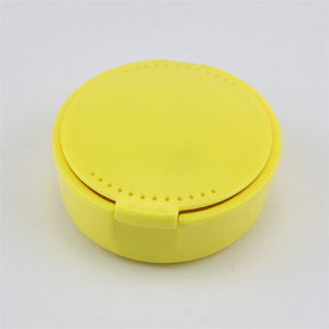 Estuche portátil para dentaduras postizas LK-412, redondo, para almacenamiento oral, para adultos, uso ortodóntico - Product Image 3