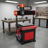 Mesin CNC Router Desktop Kecil 3/4 Axis Mini CNC untuk Pengukiran Kayu, Akrilik, PVC, PCB, dan Logam