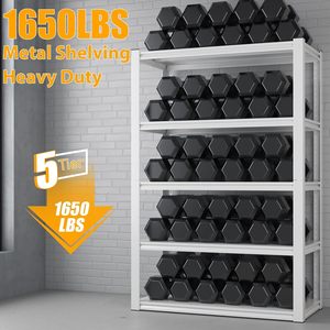 Étagères en acier polyvalentes et personnalisables, style Ikea, structure pratique pour la maison, le garage, le commerce de détail, le stockage de marchandises - Product Image 3