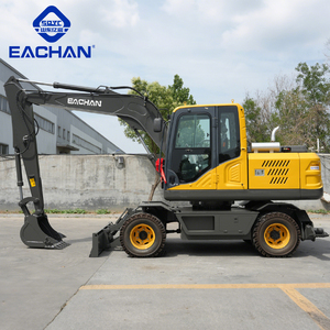 Đa chức năng tất cả các địa hình 10 tấn bánh xe máy xúc động cơ diesel xây dựng đô thị Digger thủy lực truyền máy xúc - Product Image 1