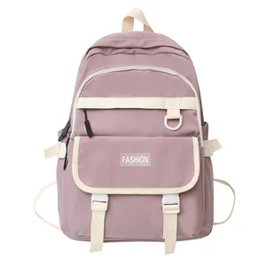 Mochila Escolar De Nailon Waterproof High Capacity Student Bag Fashion Boy's Girl's Backpack Travel School Bag