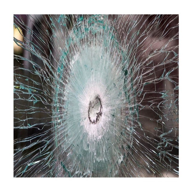 Factory Armored Vehicle Glass PVB Layer Laminated Double Bullet Proof Glass Price Secure Laminated Bullet-Proof Glass for House