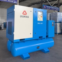 Nouveau compresseur d'air à vis lubrifié 4-en-1 de 22 kW avec bloc compresseur certifié CE, sur mesure, pour usine de fabrication industrielle