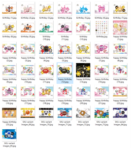 Aangepaste set van 5 folie ballonnen voor kinderfeestjes, dierenballonnenset, Valentijnsdag feestballonnenset - Product Image 2