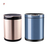 Poubelle automatique sans contact, batterie de corbeille à capteur multifonctionnel, avec lampe, vente en gros, livraison gratuite en chine