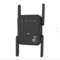 Meiweisi Extensor de Rango WiFi Inalámbrico de 1200Mbps, Amplificador de Señal, Repetidor de Internet de Largo Alcance, Red 2.4G 5G, 4x2.0dbi