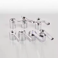 ABS Plastique Chrome Finition Poignée Angle Valve Robinet Cuisine Robinet pour Maison Hôtel Appartement Salle De Bains Robinet Accessoires
