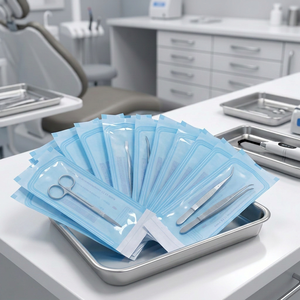 Bolsas <span class=keywords><strong>de</strong></span> Esterilización Médicas para <span class=keywords><strong>Autoclave</strong></span>, Vapor, <span class=keywords><strong>Gas</strong></span> EO, Autosellables, Desechables, Personalizadas, Venta al Por Mayor Directa <span class=keywords><strong>de</strong></span> Fábrica - Product Image 1
