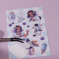Pegatinas de dibujos animados Kawaii, decoración de papel 3D para portátil, equipaje, burbujas hinchables