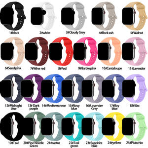 Coolyep مصمم رياضي فاخر 20 أحزمة ساعة مطاطية ذكية 22 أحزمة ذكية لساعة أبل 1-10 - Product Image 6