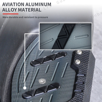Repose-pieds antidérapant modifié pour moto Tapis d'assistance à pédale en alliage d'aluminium pour XMAX XMAX300 XMAX-300