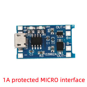 Placa integrada de carga y protección para batería de litio 1A, módulo de carga 2 en 1 con interfaz MICRO y MINI - Product Image 6