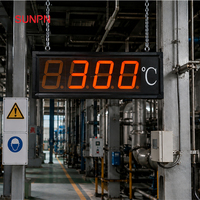 SUNPN Afficheur numérique à LED pour entrée analogique 4-20mA 0-10V, pour la surveillance des processus industriels et la gestion visuelle