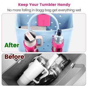 Portavasos para Bolsa Bogg, Compatible con Stanley, Portavasos Ajustable para Bolsa Simply Southern - Product Image 5