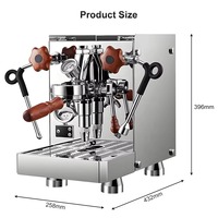 Machine à café espresso commerciale à corps en acier inoxydable durable et bon marché Machine à café commerciale E61