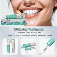 Fabricant de dentifrice en gros OEM sous marque privée 150g au fluorure pour soins bucco-dentaires, adapté aux dents sensibles et blanchissant